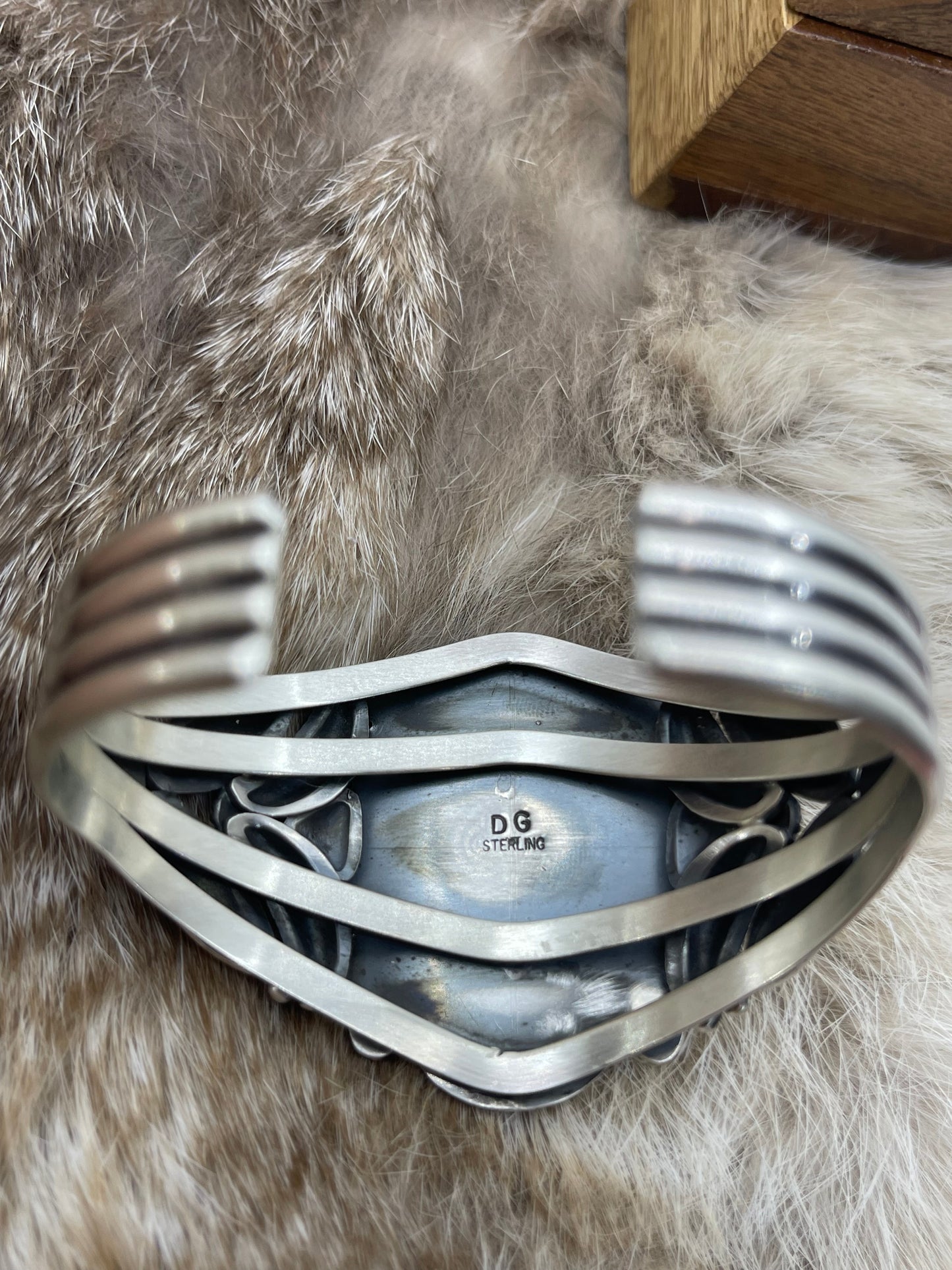 Sonoran Gold cuff by "DG", Navajo