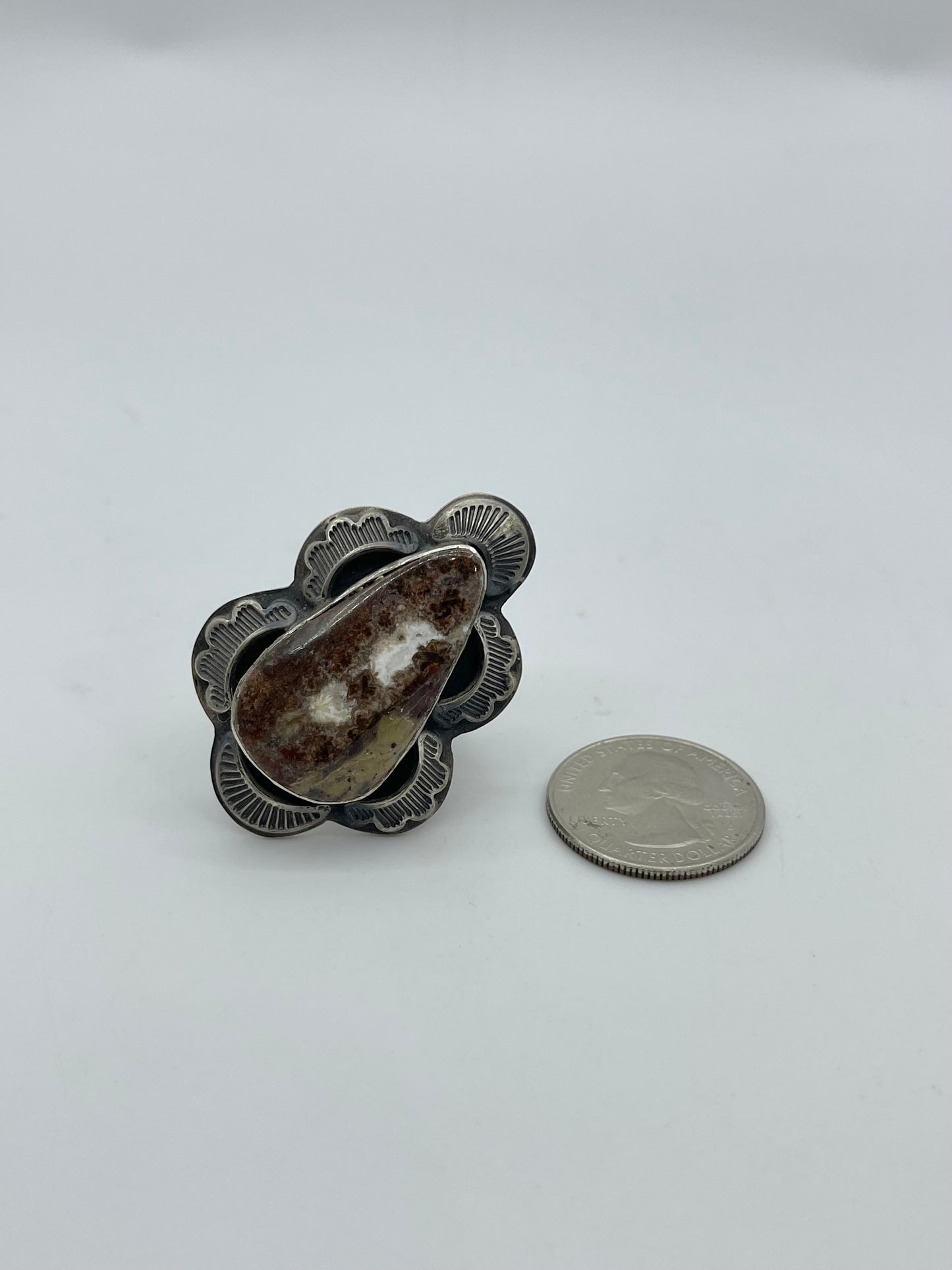 8.5 Teardrop Wild Horse Ring By Zia