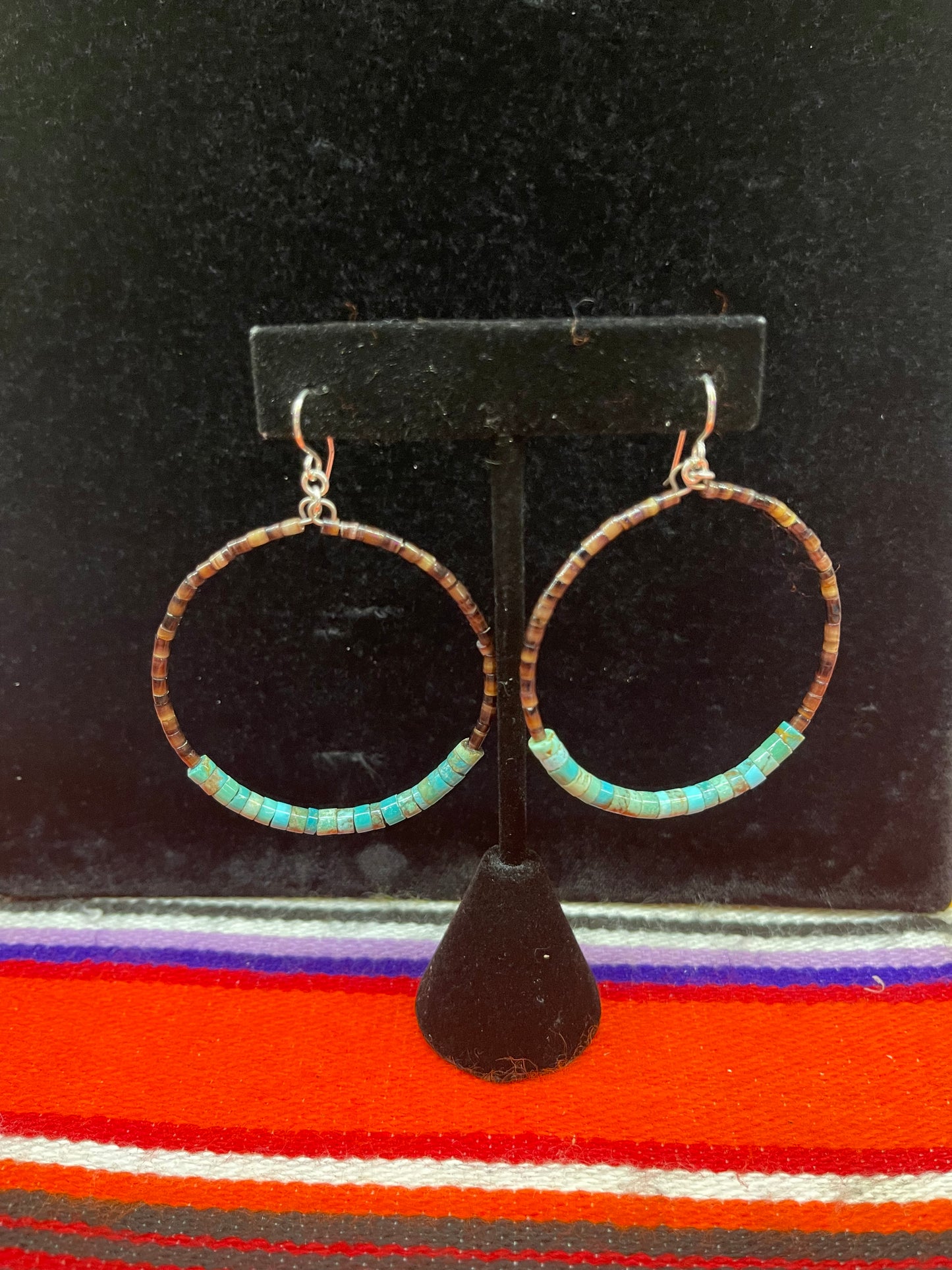 Turquoise Hoop Earrings