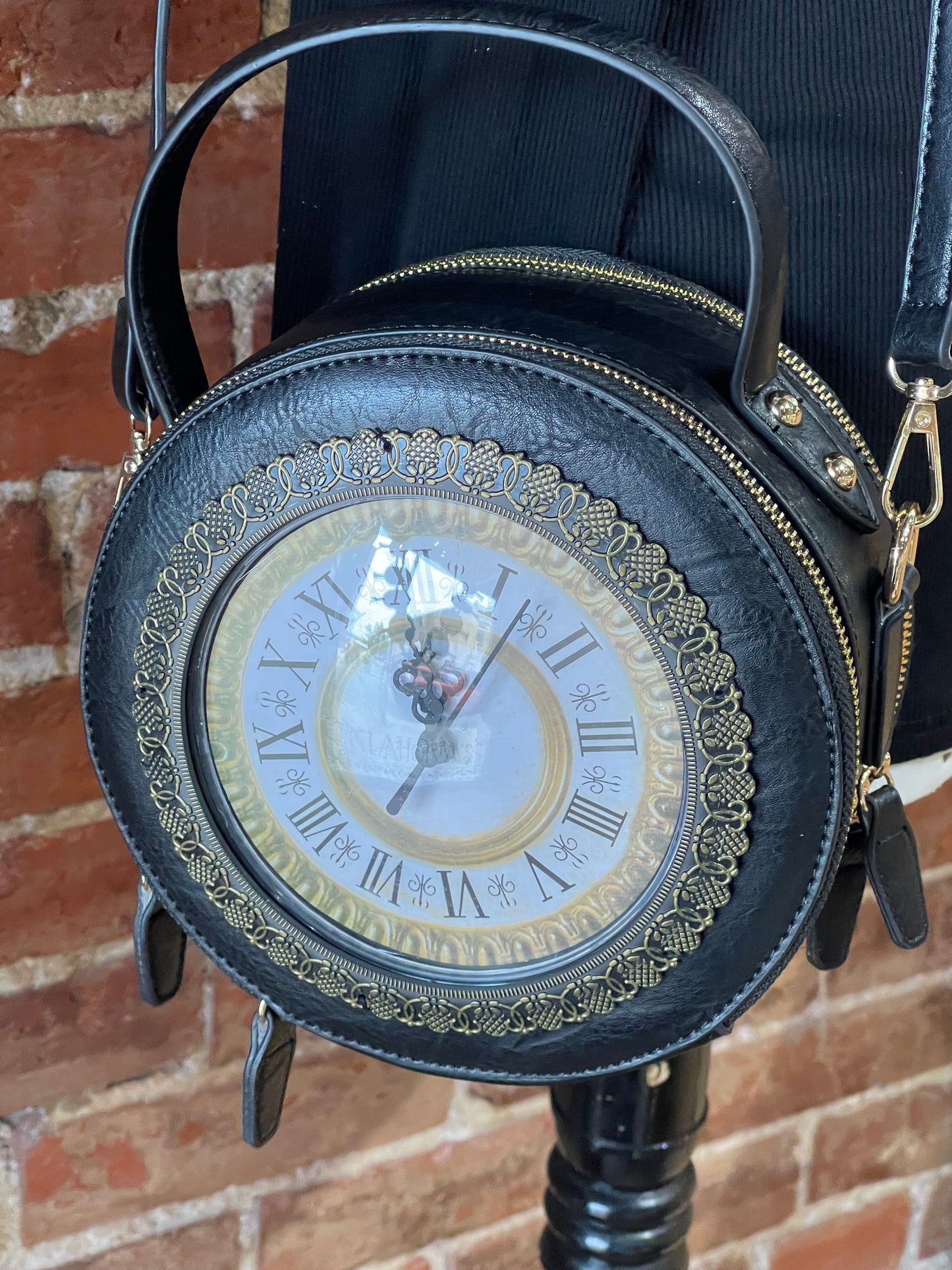 Clock Cross Body Purse