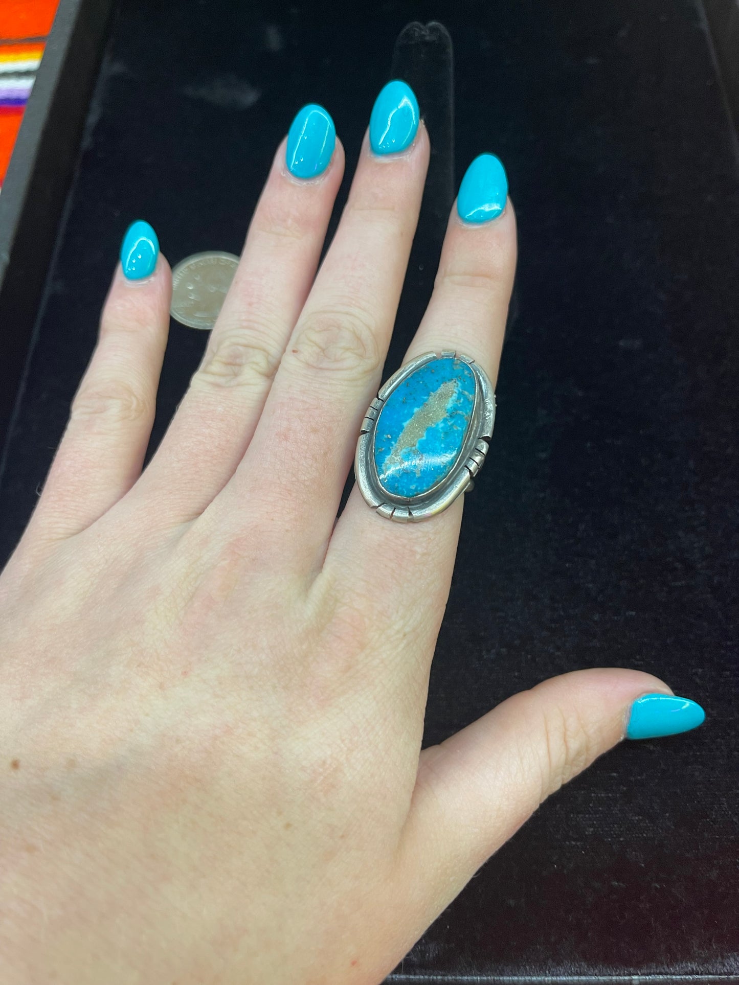 Kingman Turquoise Ring