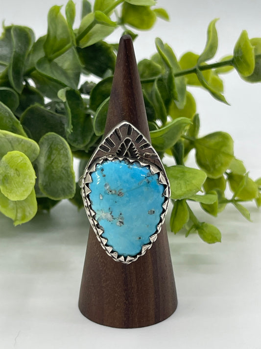 9.0 Vintage Turquoise Ring