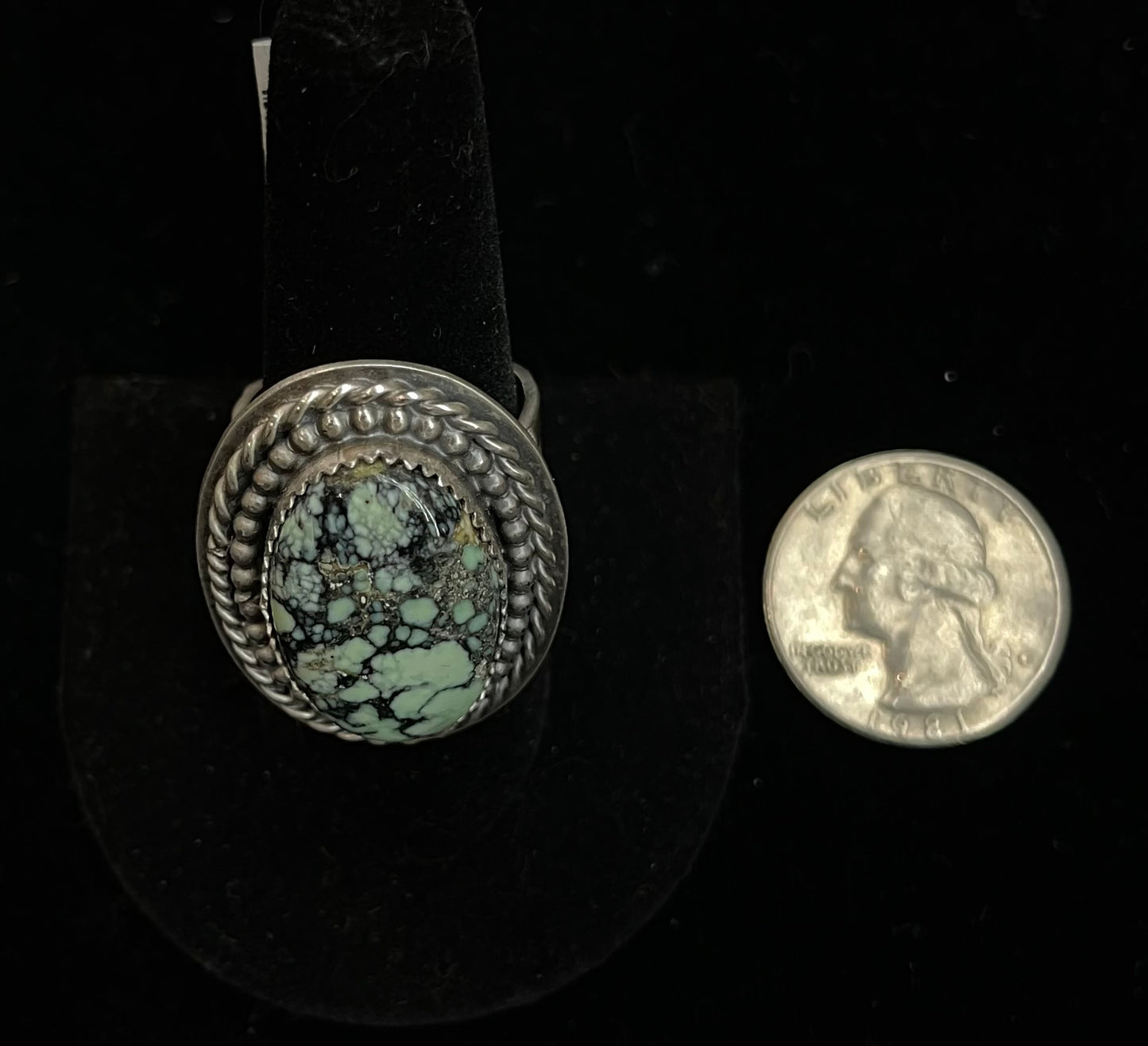 8.5 Lander Turquosie Oval Ring