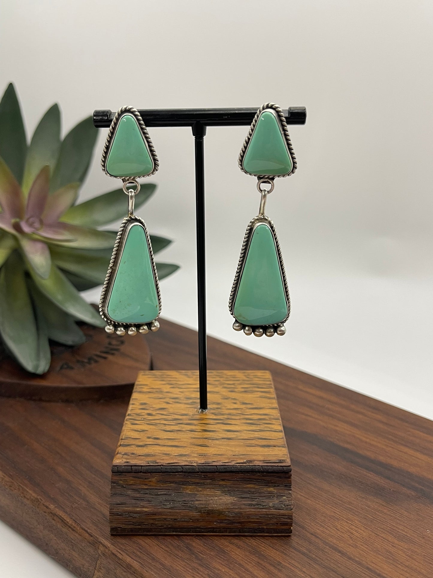 Royston Turquoise Dangle Earrings