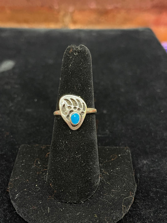 Vintage Bear Claw Turquoise Ring