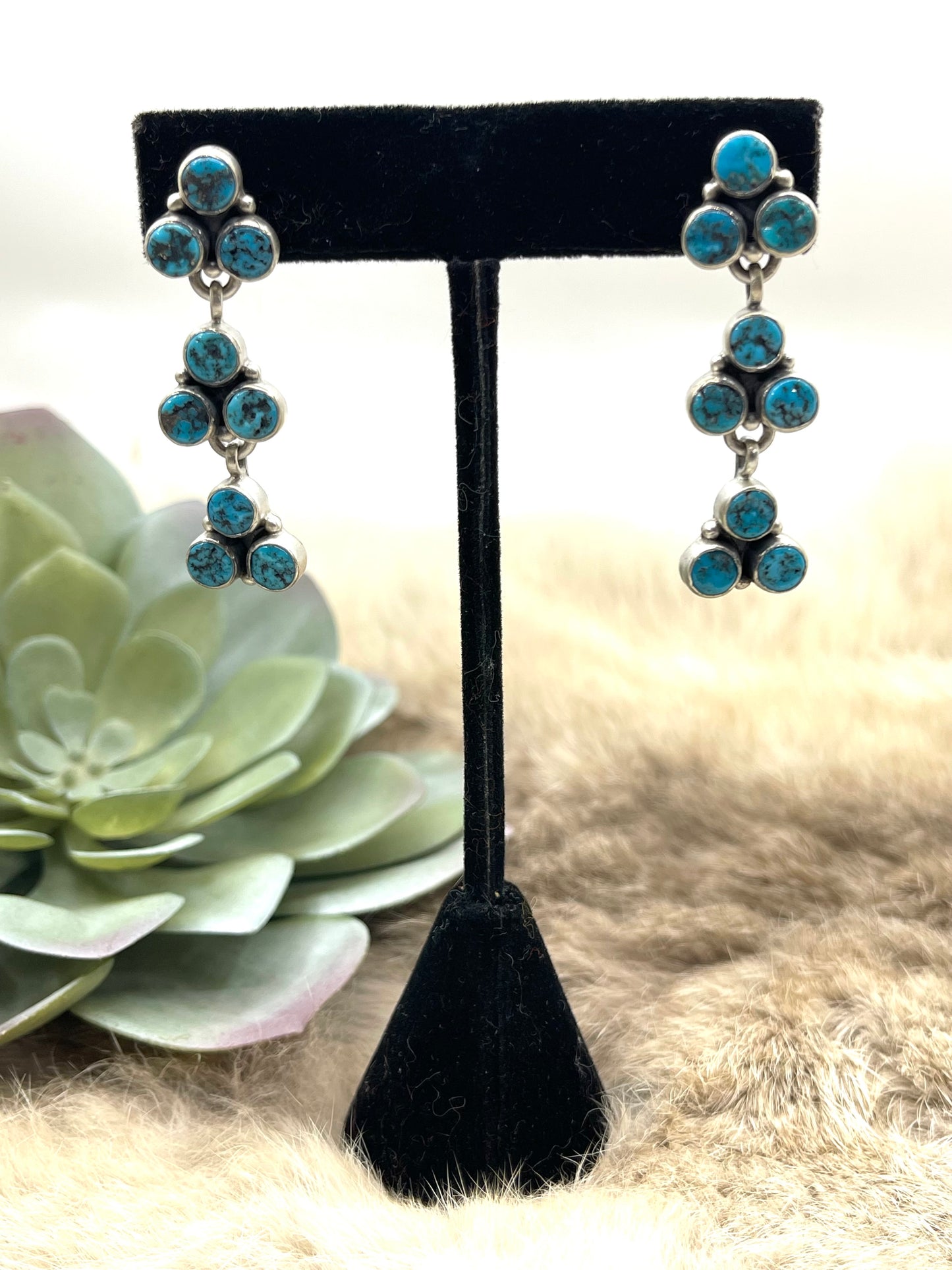 Sleeping Beauty Turquoise Earrings