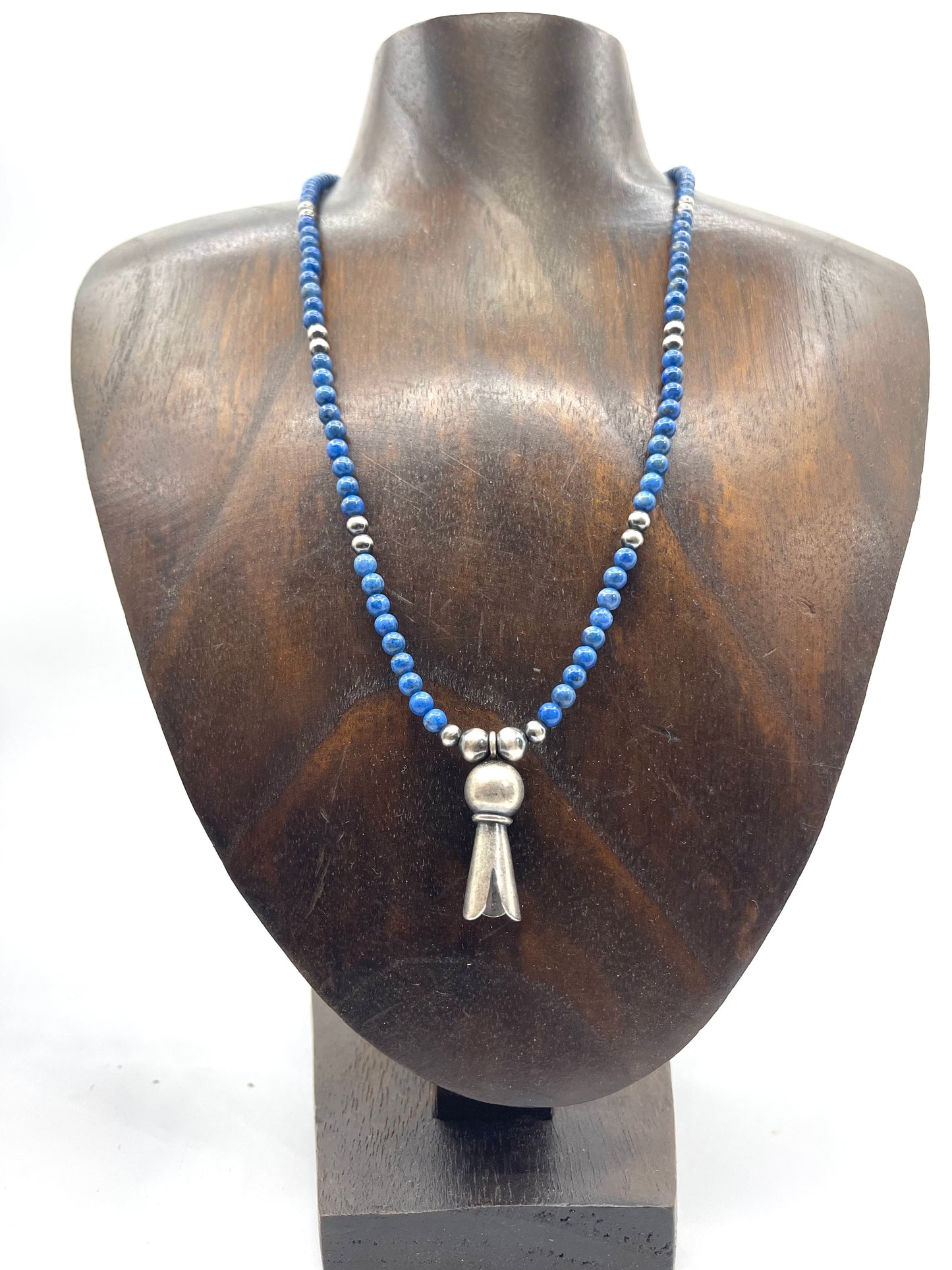 18 Inch Lapis Necklace