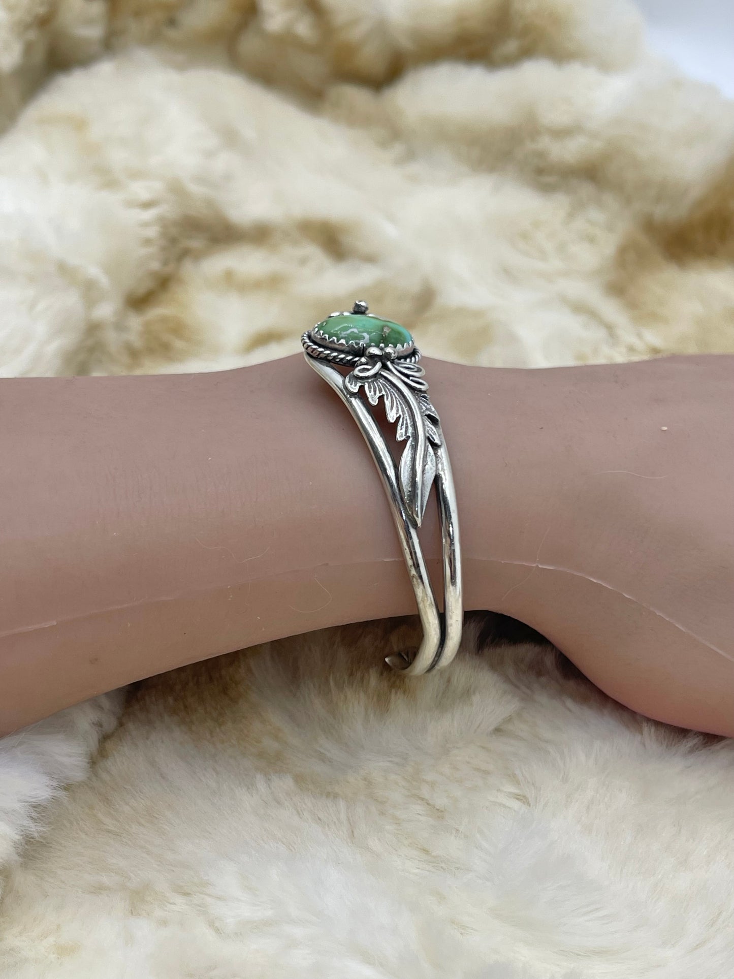 5.5" - 7" Sonoran Gold Turquoise Sweater Cuff