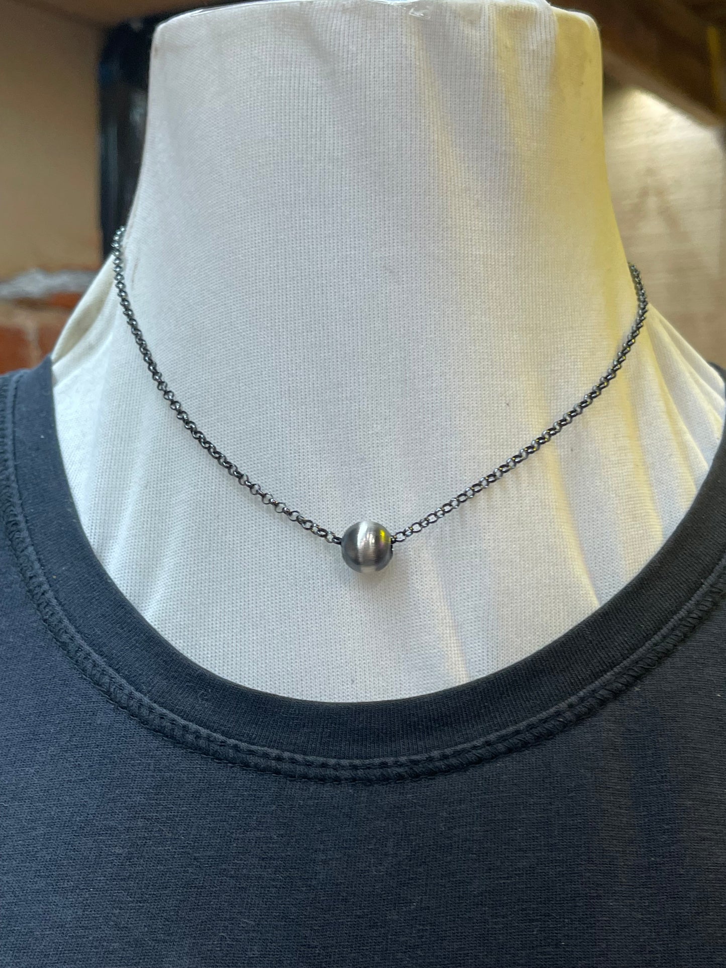 Navajo Pearl Bead Necklace