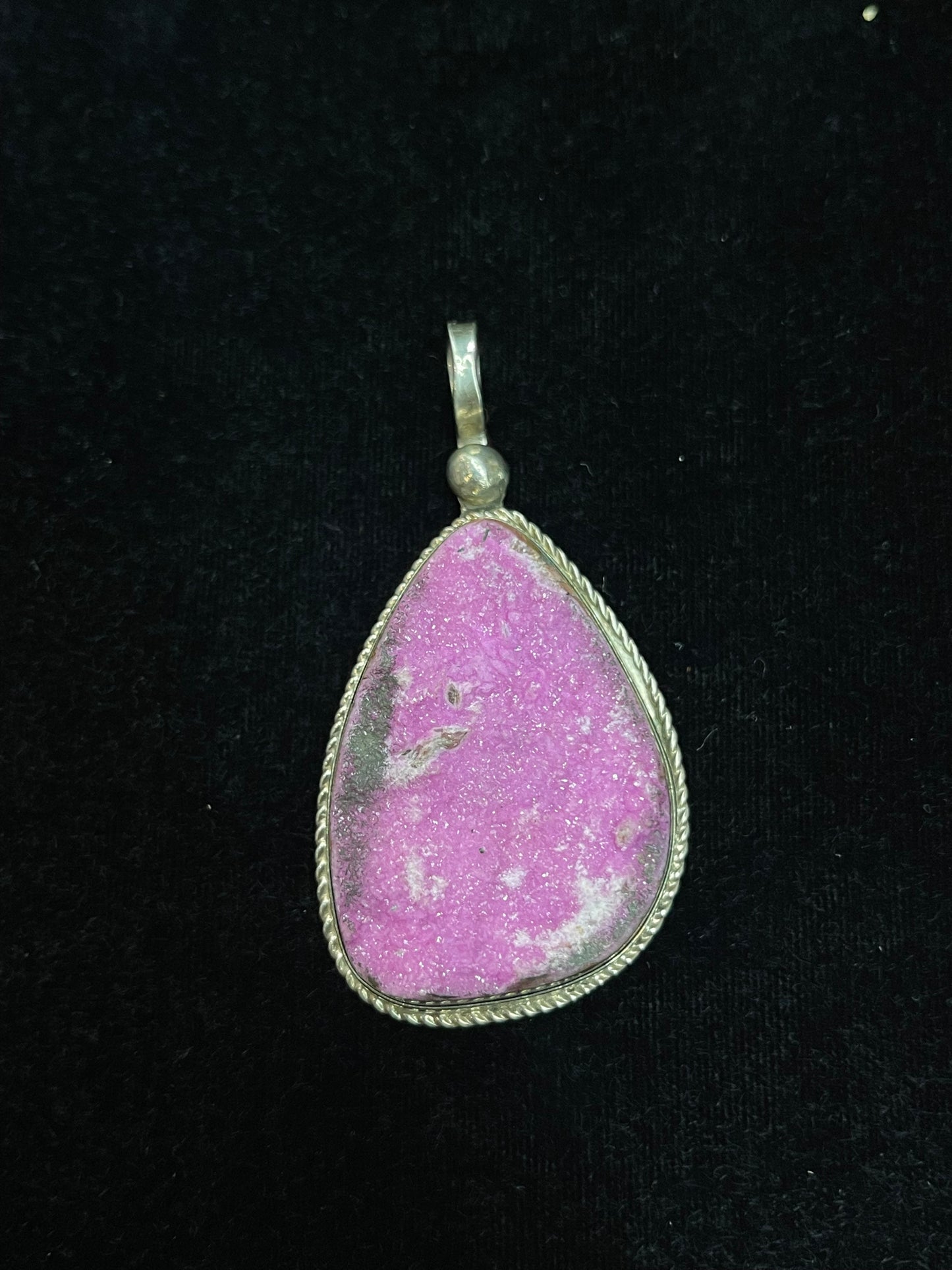 Vintage Druzy Pendant by DEU Made in Santa Fe