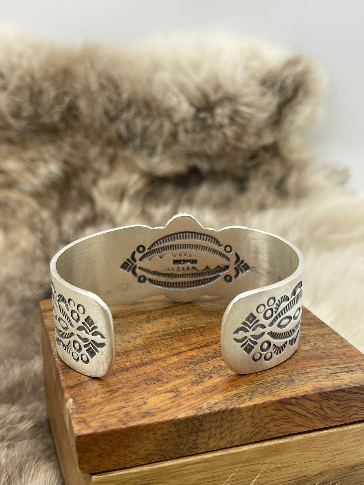 6.75" 3 Stone Sonoran Gold Turquoise Cuff
