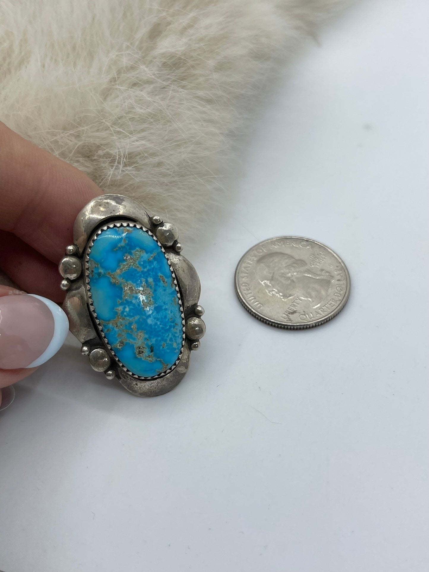 6.5 Kingman Turquoise Ring