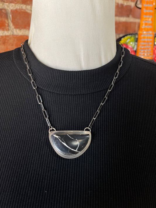 18" White Buffalo Necklace by Zia