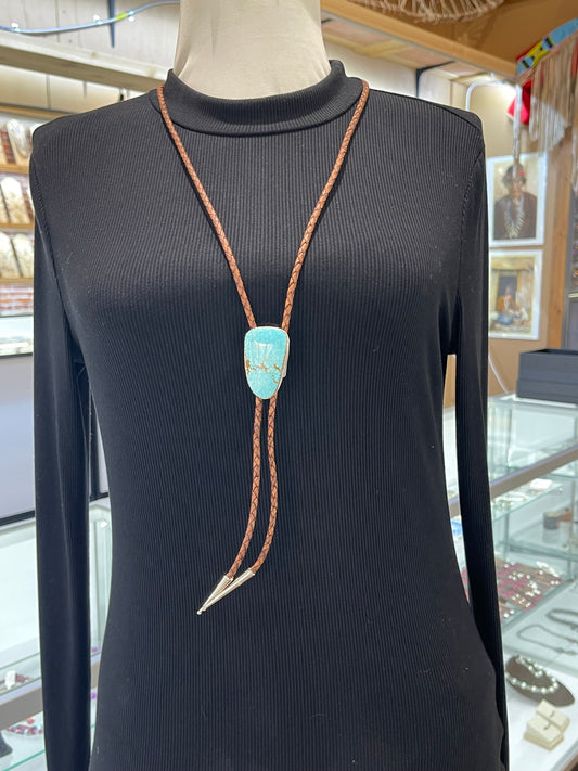 #8 Turquoise Bolo Tie