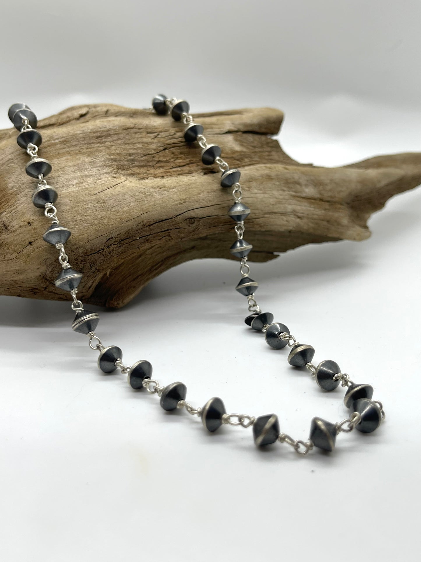 30" Navajo Style 8mm Rosary Pearls