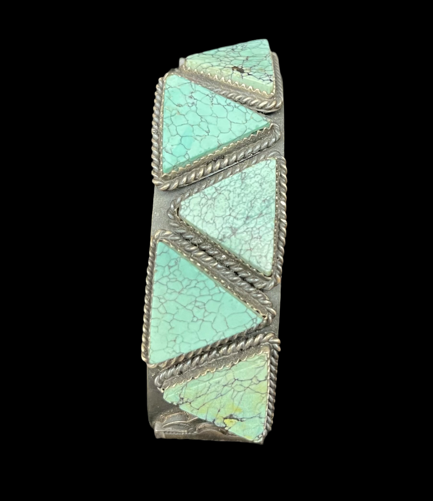 Turquoise Thunderbird Cuff by Kevin Billah, Navajo