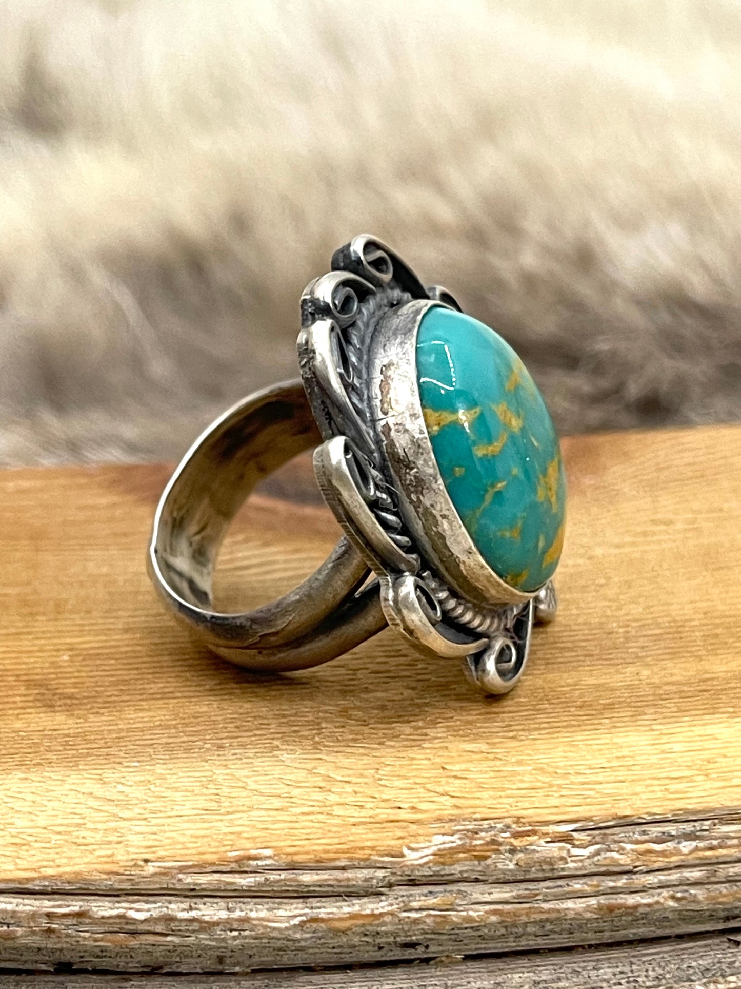 8.0 Royston Turquoise Ring
