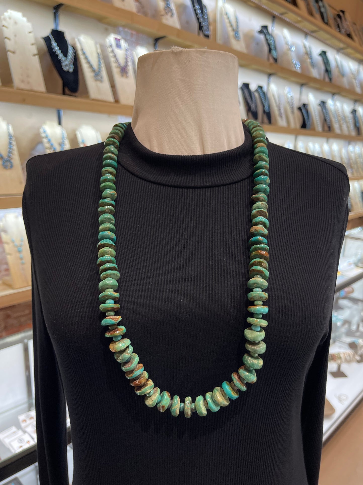 33" Royston Cut Bead Necklace