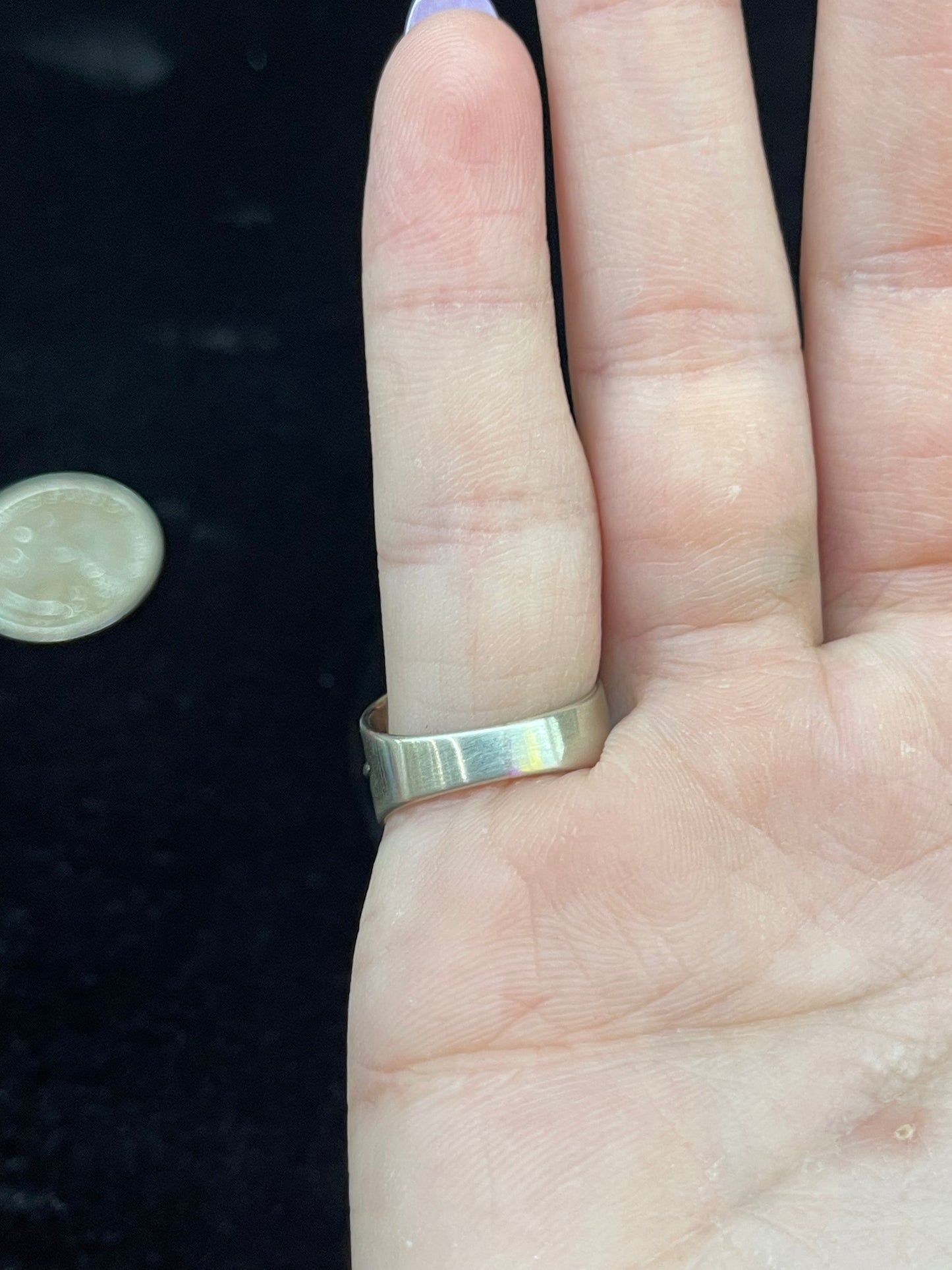 Stamped Sterling Silver Ring