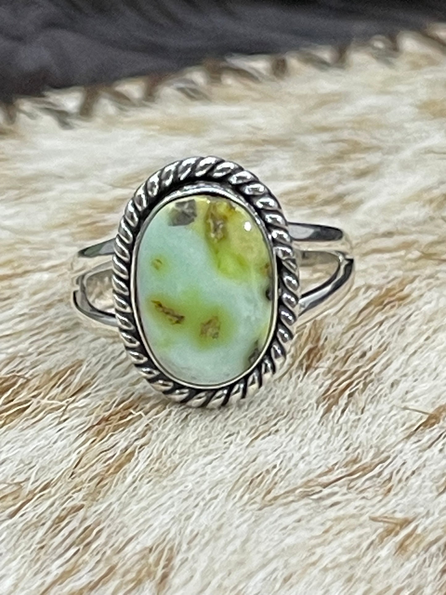 8.0 Palomino Turquoise Ring