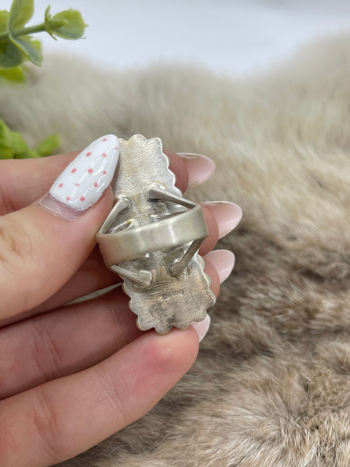 10.0 Bumblebee Jasper Rectangle Ring