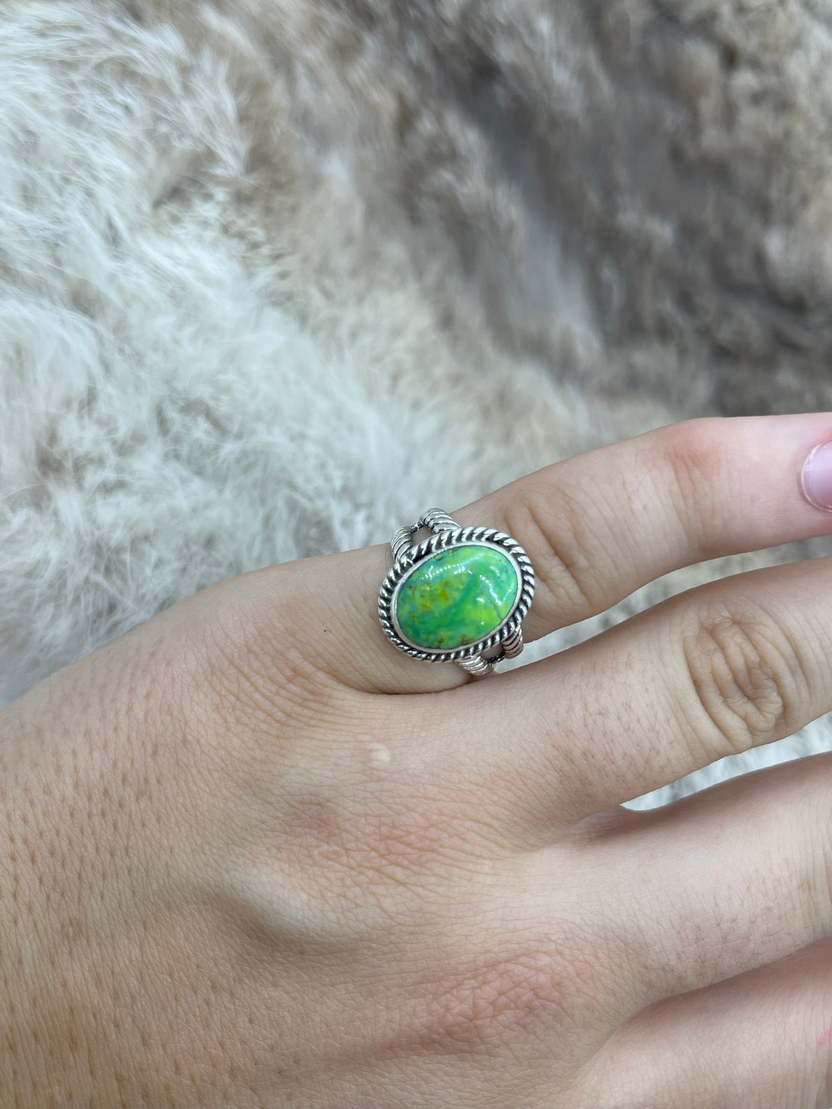 5.5 Carico Lake Turquoise Ring