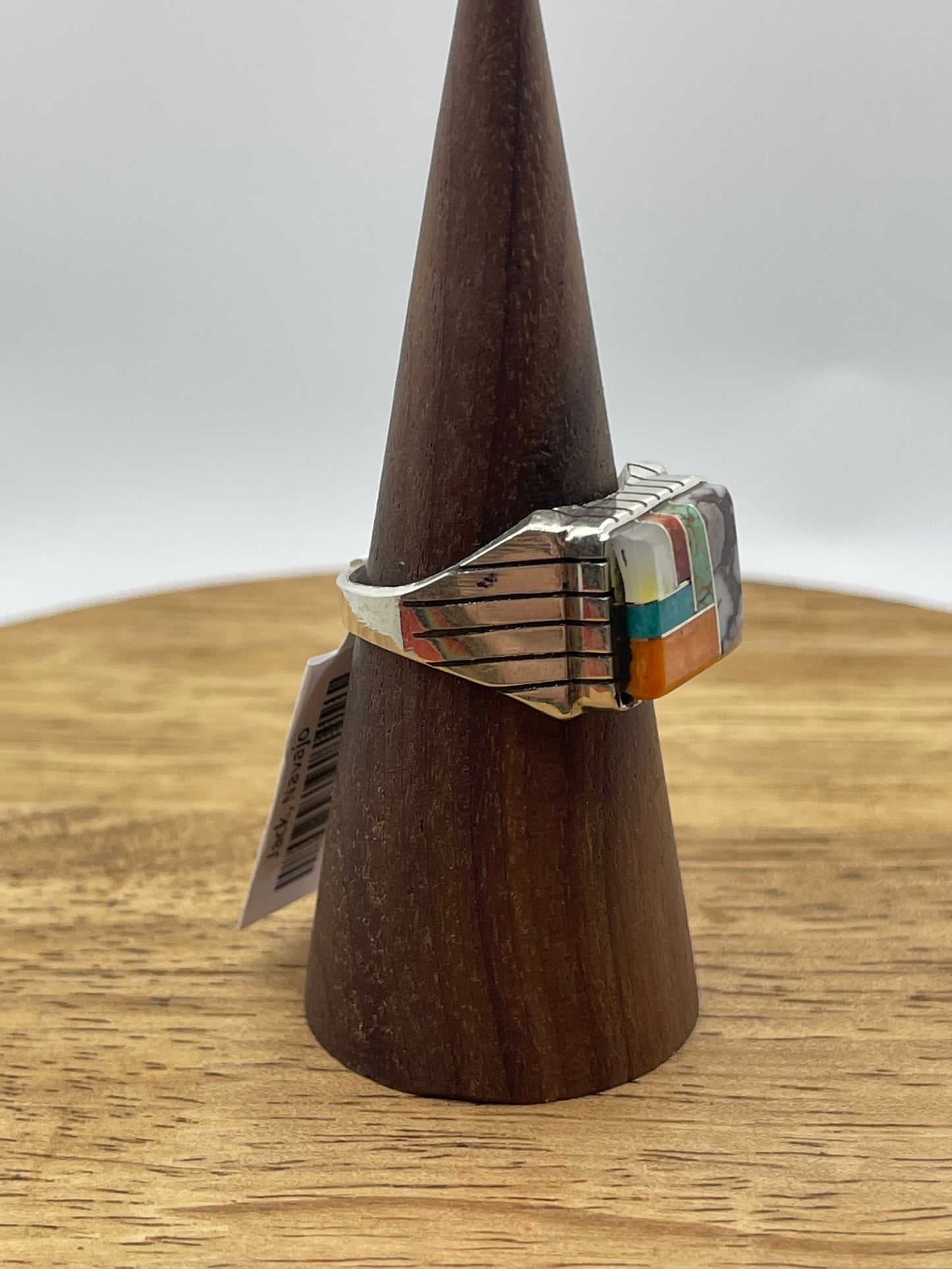 10.0 Multi Stone Ring by Rayburn Jack, Navajo
