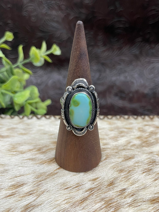7.5 Sonoran Gold Turquoise Oval Ring