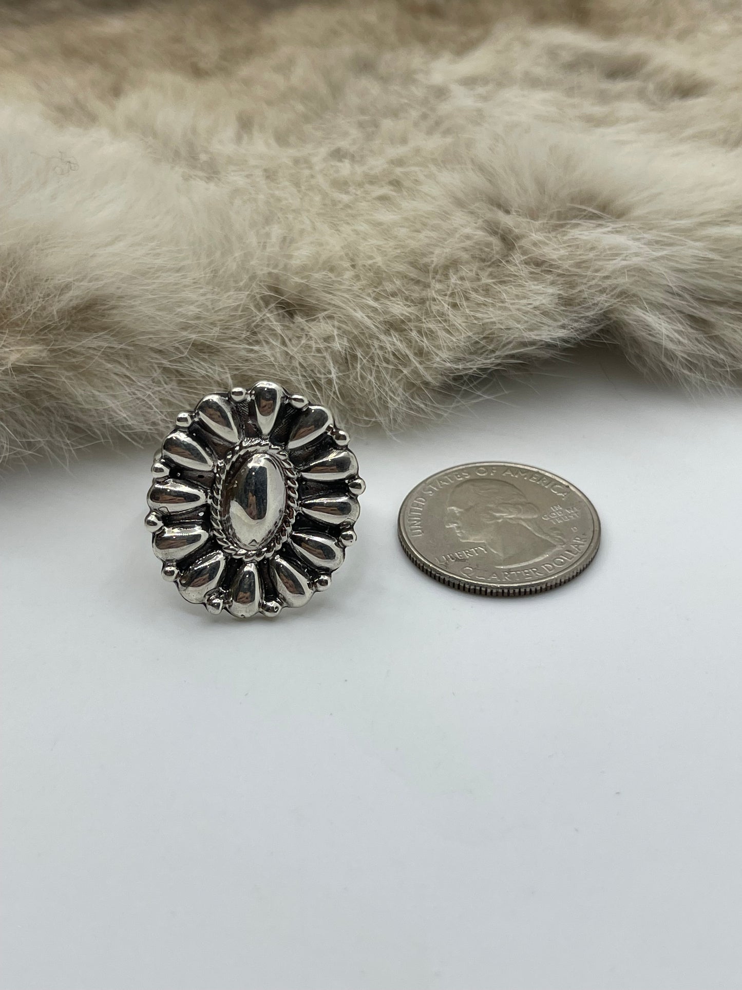 11.5 Silver Cluster by Charlene Yazzie, Navajo