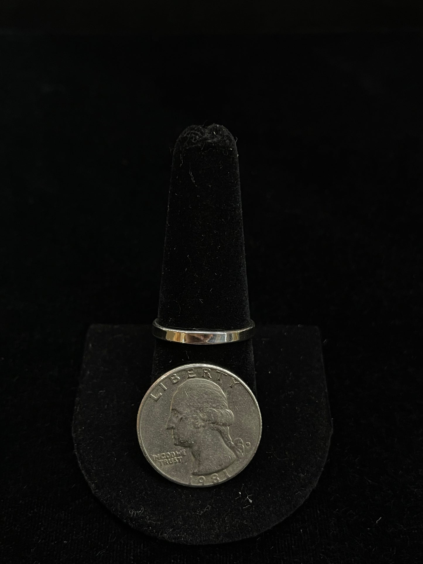 Danity Sterling Silver Ring by Elaine Tahe, Navajo