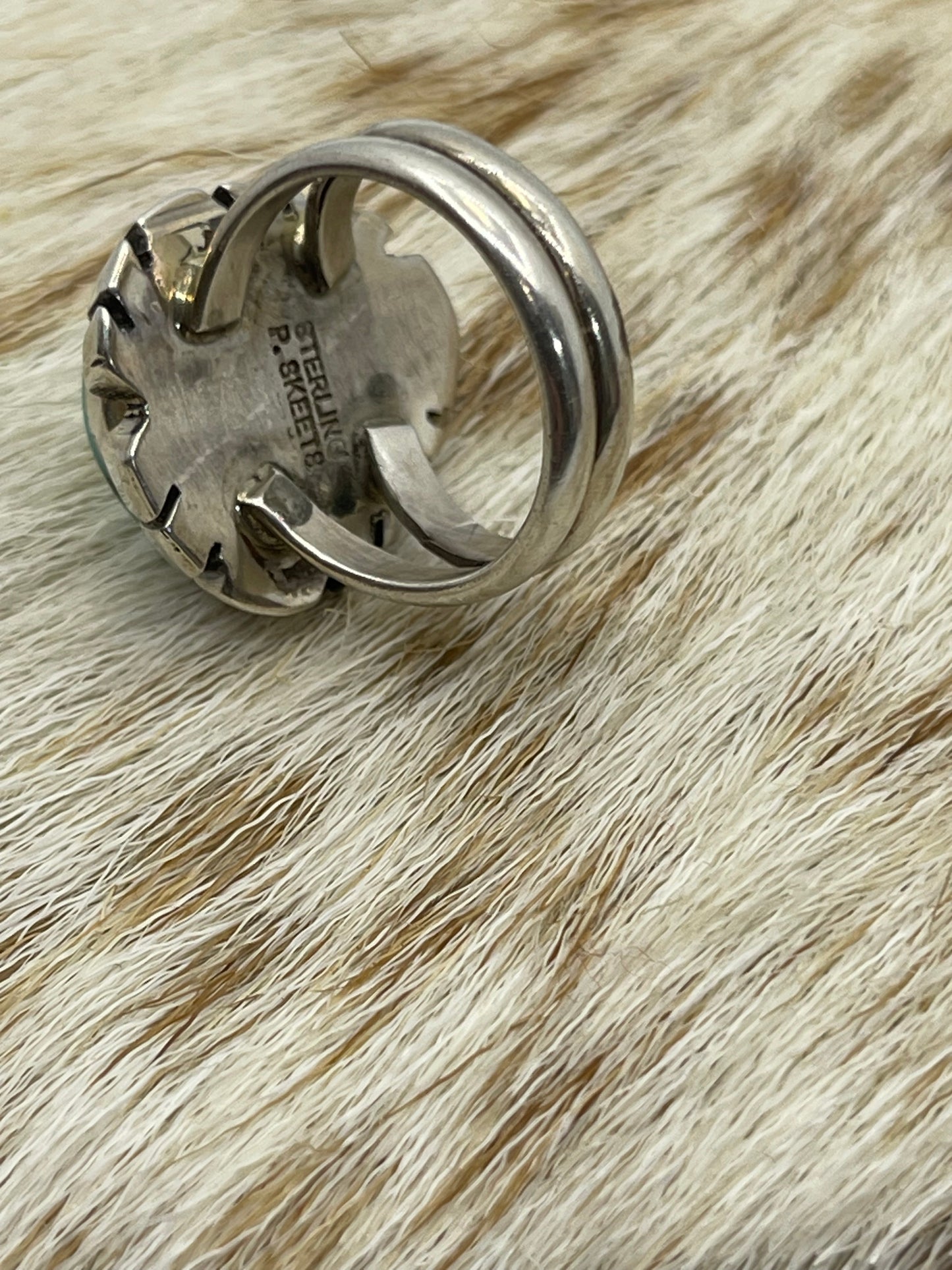 5.0 Teardrop Turquoise Ring
