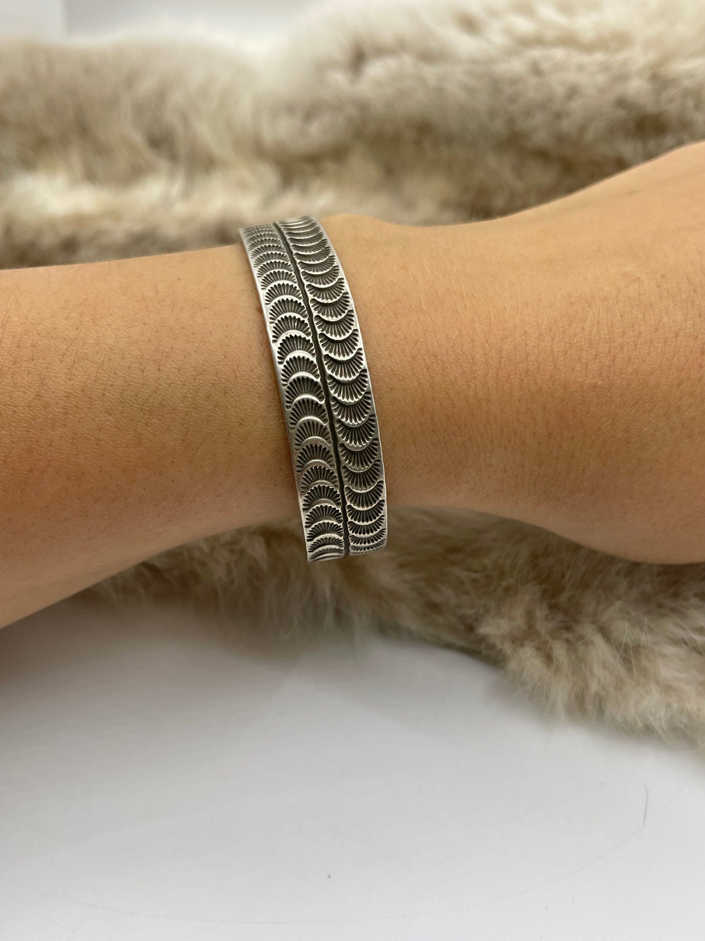 6.5”-8” Vintage Silver Cuff