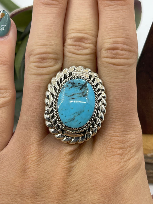 6.5 Ring by Jerome Lee, Navajo