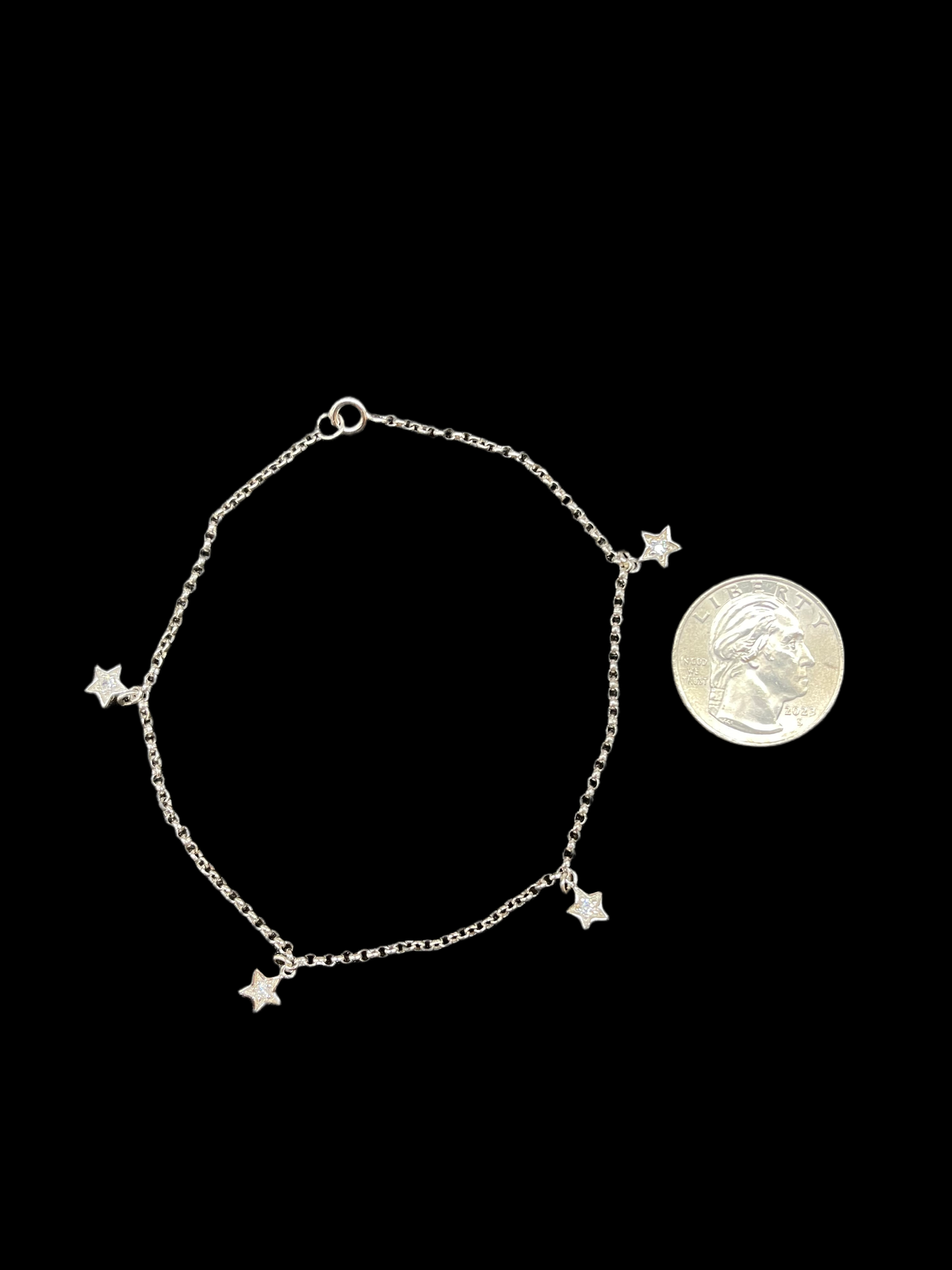 CZ Star Anklet