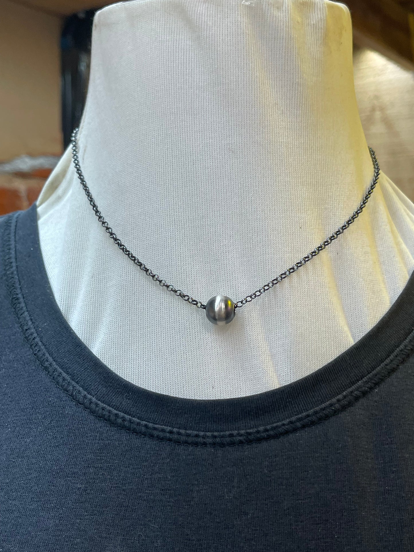 Navajo Pearl Bead Necklace