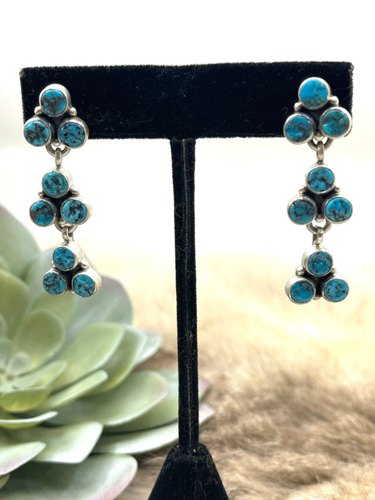Sleeping Beauty Turquoise Earrings