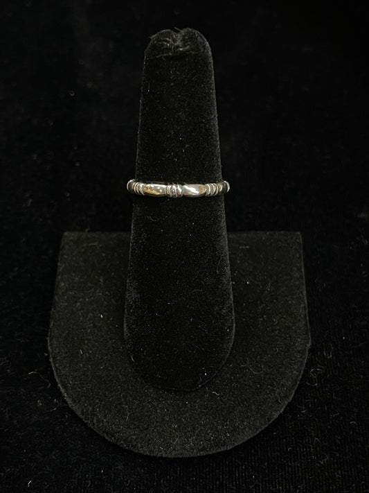 6.0 Dainty Sterling Silver Ring