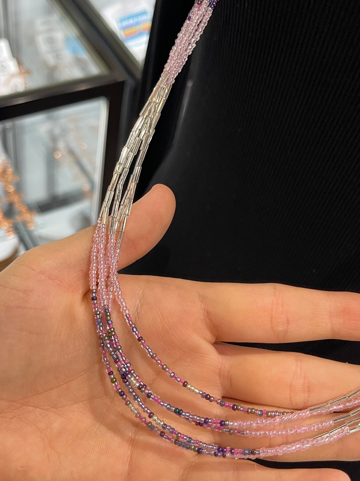42” 5 Strand Necklace by Lillian & Vernon Steele, Apache