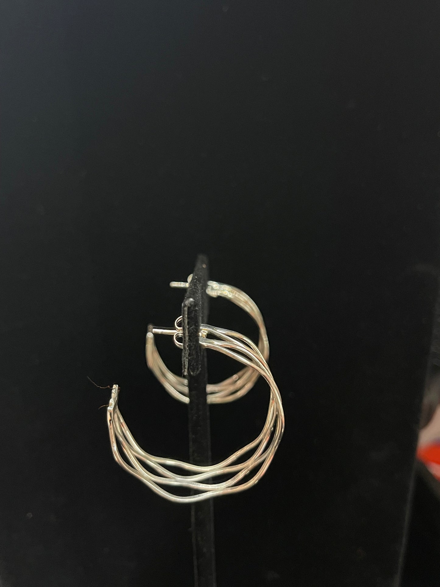 Sterling Silver Hoop Earrings by Elaine Tahe