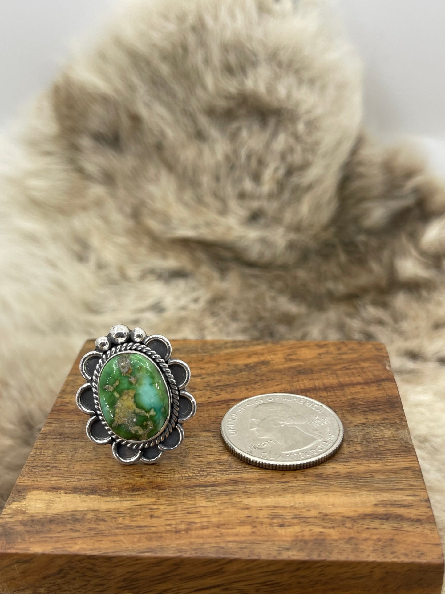 Size 6.0 Sonoran Gold Turquoise Ring