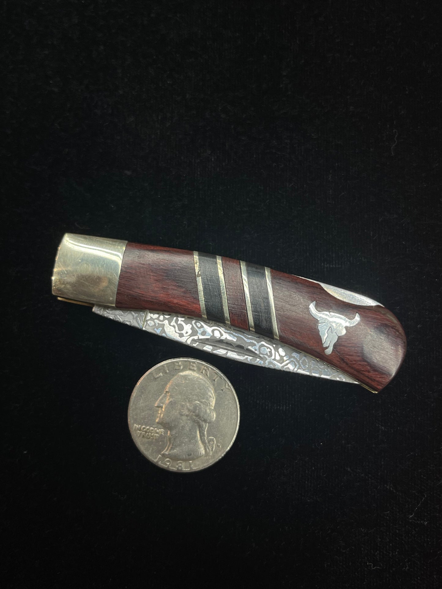 Brown Wooden Handle Pocket Knife