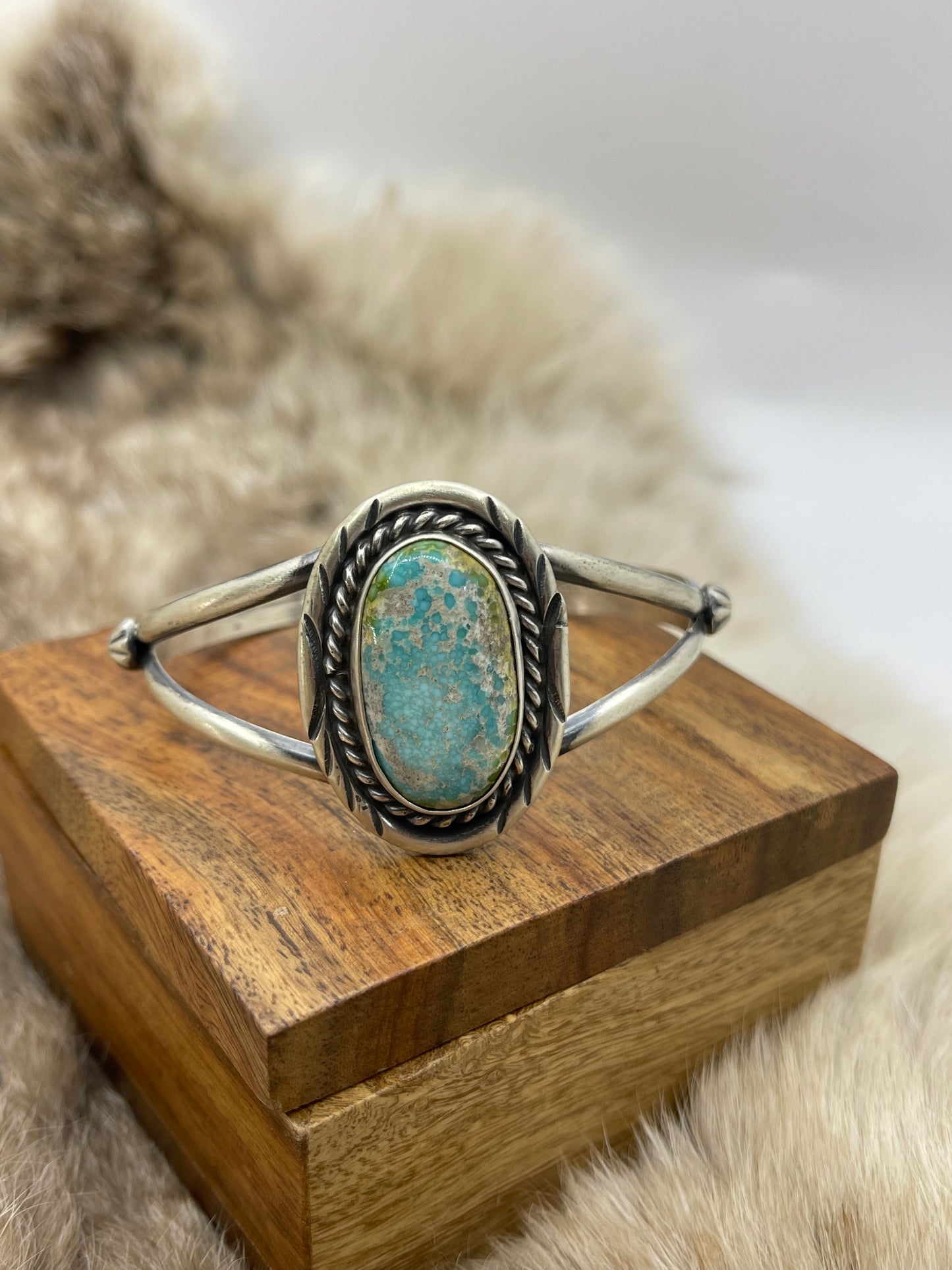 Sonoran Gold Cuff by Augustine Largo, Navajo
