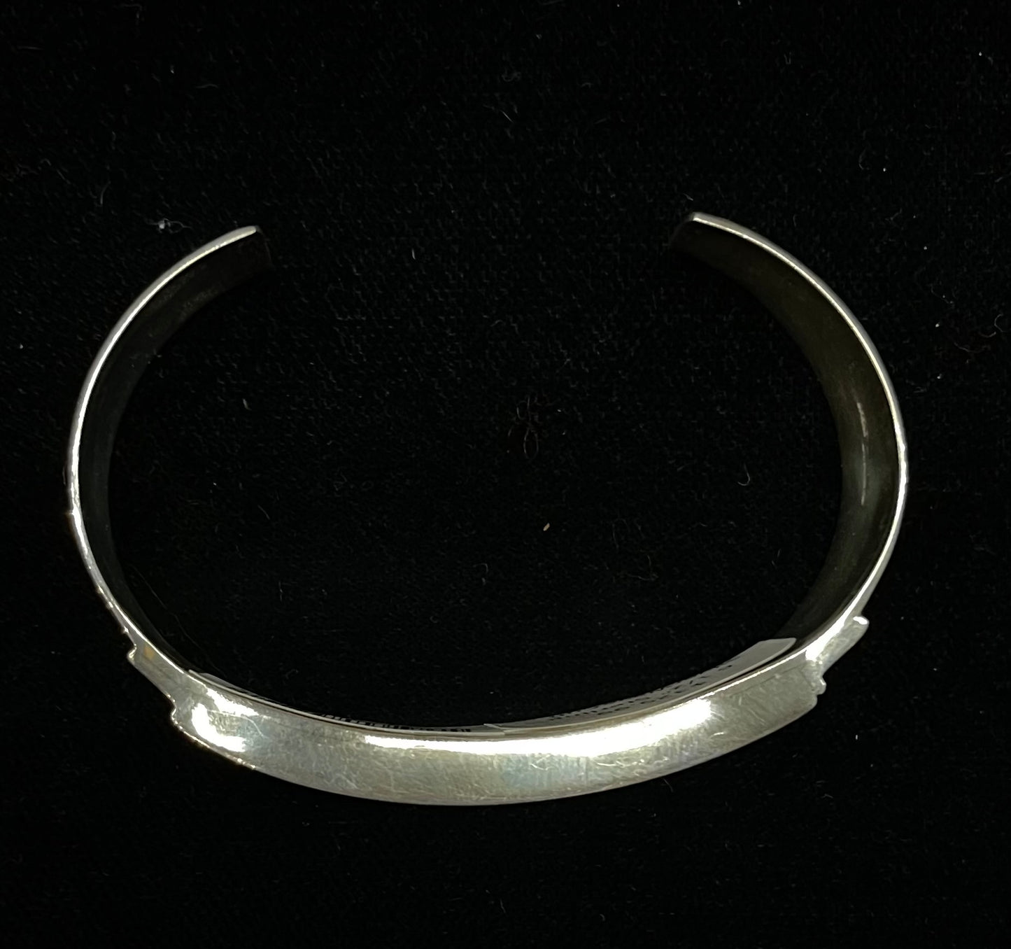 6 1/2" Sterling Silver Wave Cuff by Bahe, Navajo