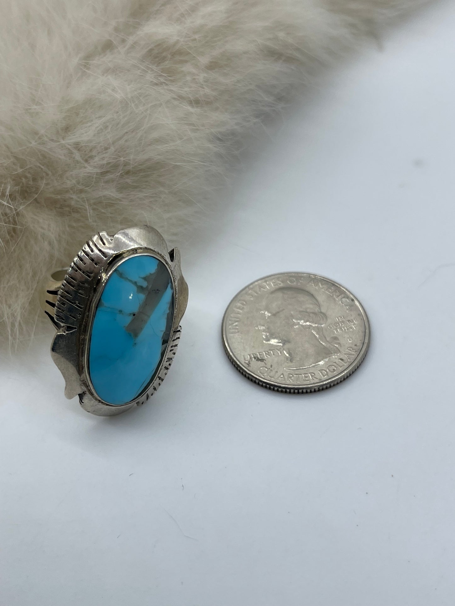 6.5 Kingman Turquoise Ring