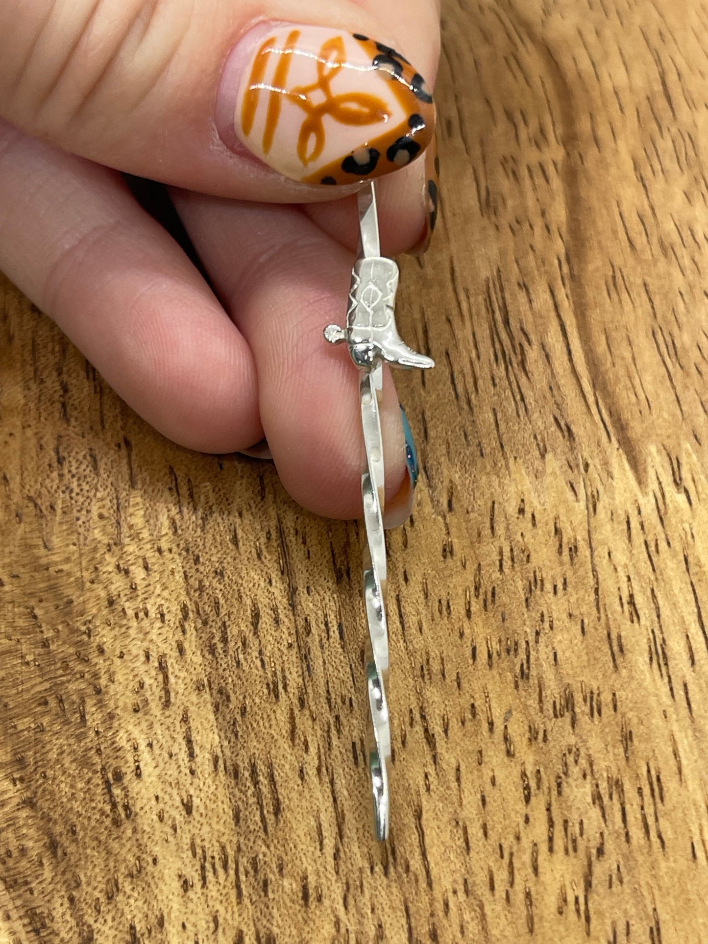 Sterling Silver Boot Toothpick, Navajo
