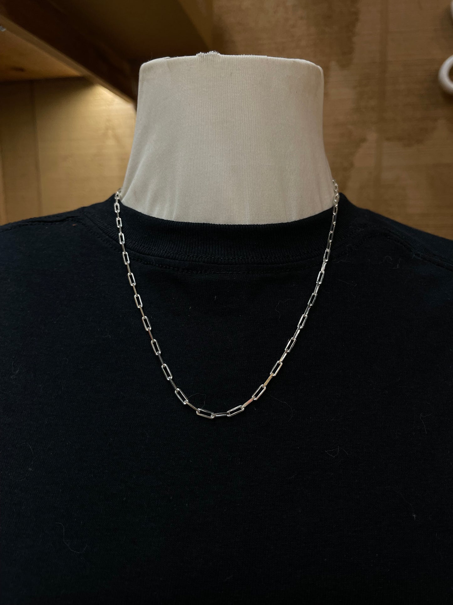 20" Dainty Paperclip Chain