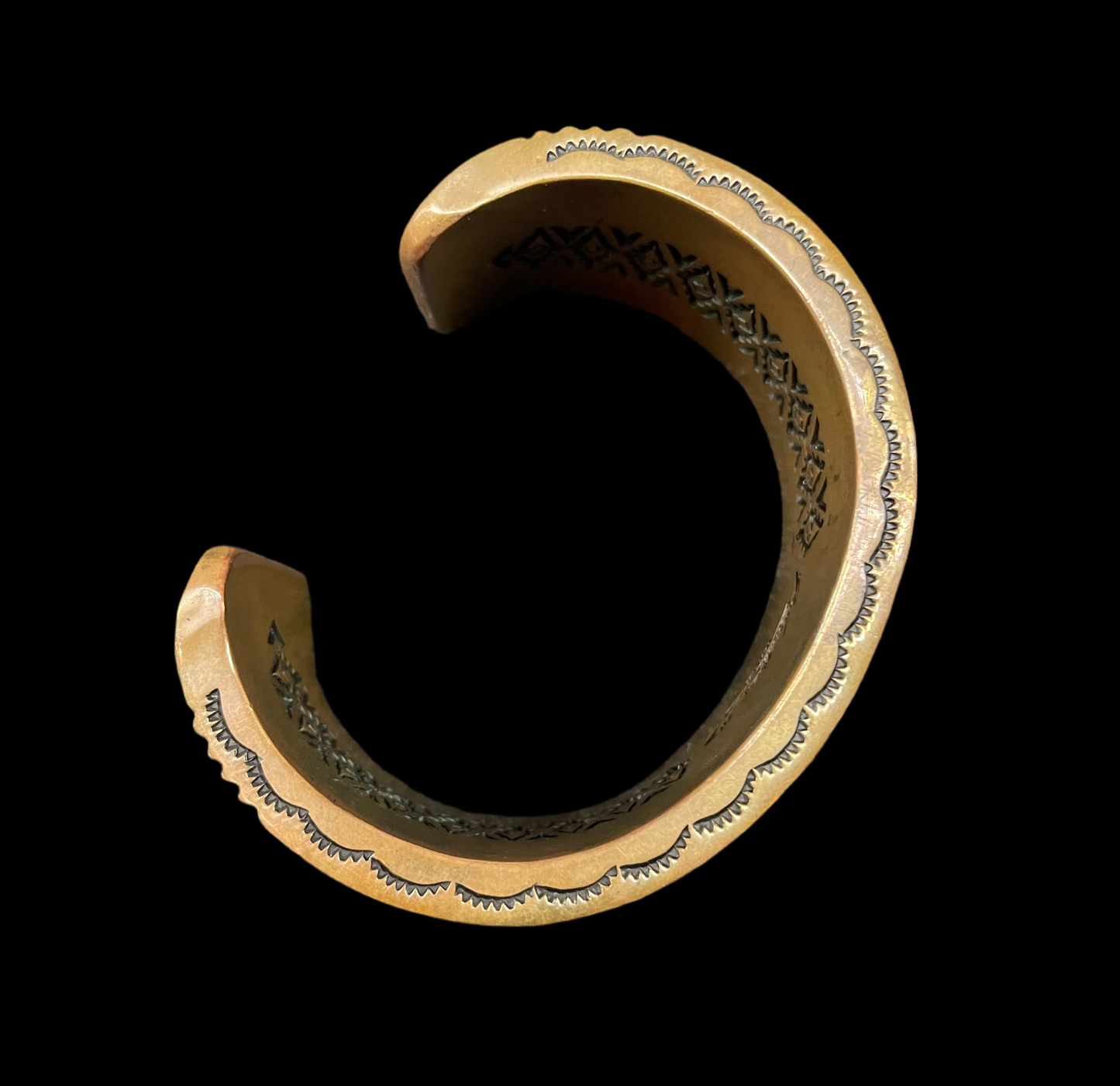 HEAVY Sterling Silver over Copper Cuff by Jonathan Nez, Navajo