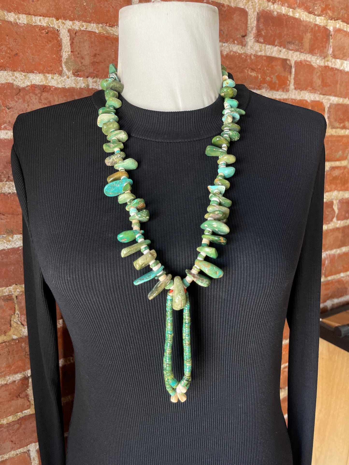Vintage Royston Turquoise Necklace, Santo Domingo