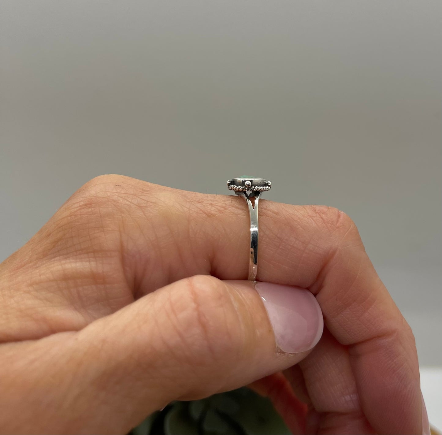 6.0 Dainty Turquoise Ring