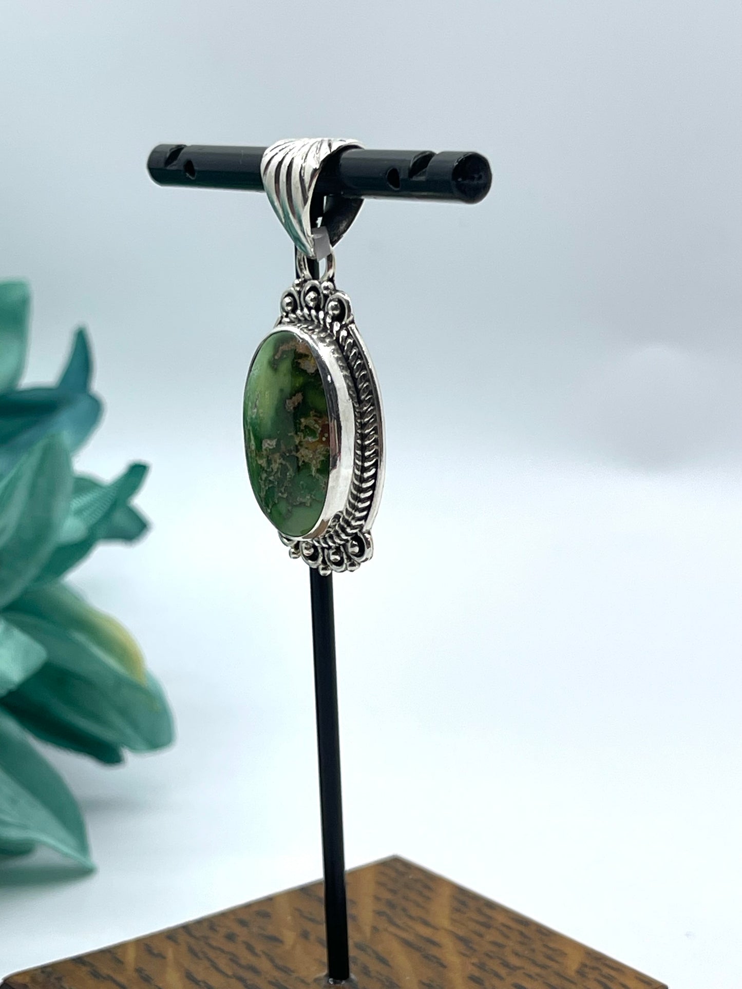 Sonoran Gold Turquoise Oval Pendant